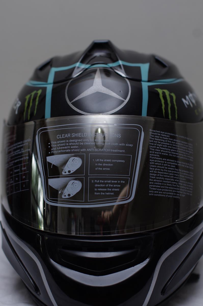 airbrushed go karting helmet