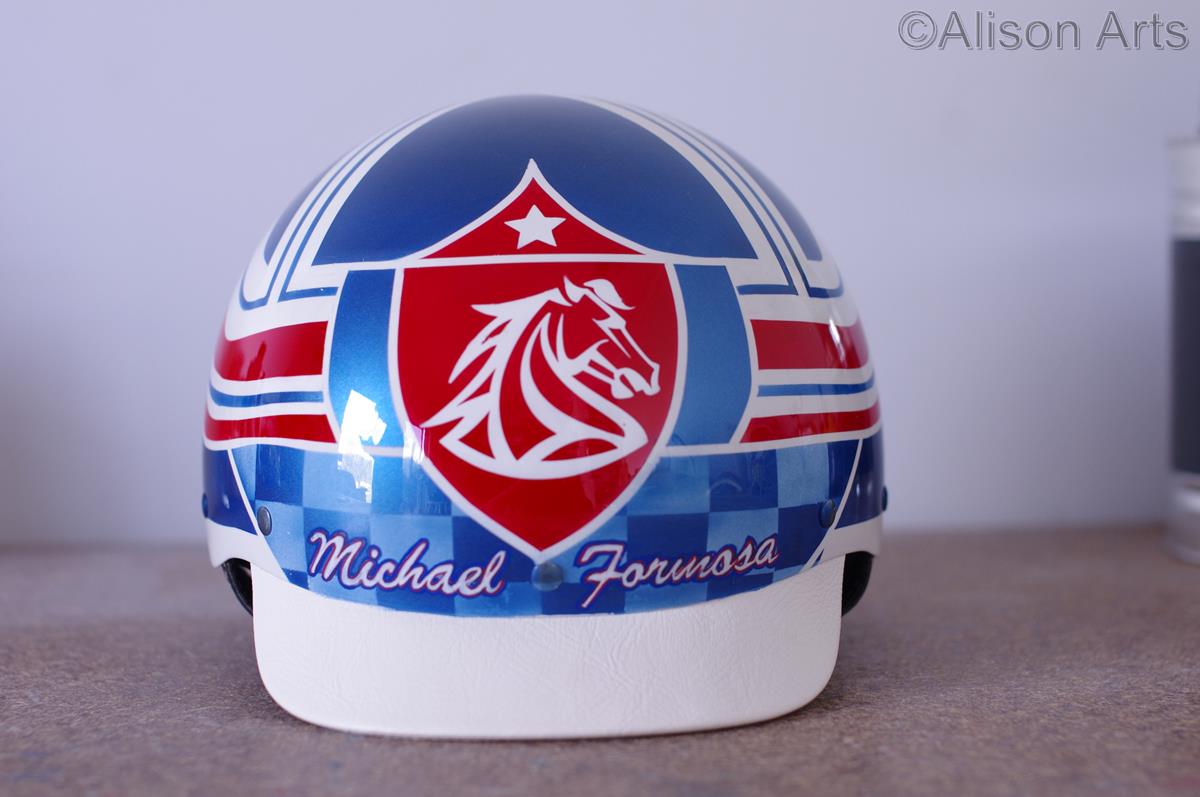 Custom Harness Racing Helmet