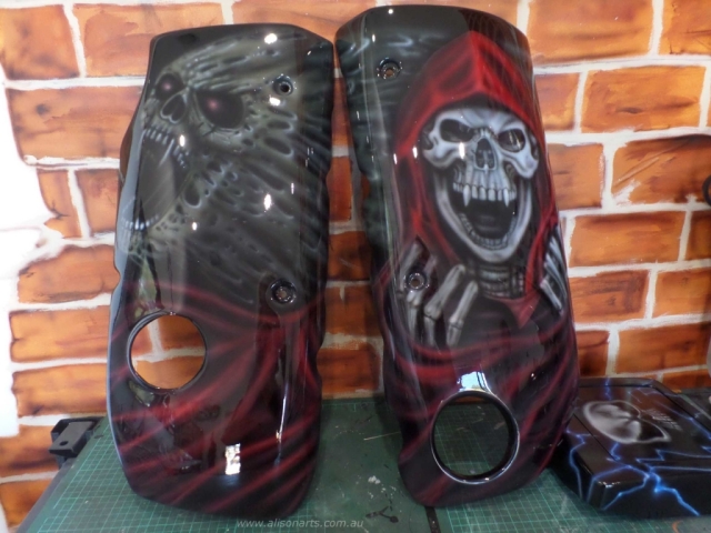 Airbrushed Holden Ls1 engine covers