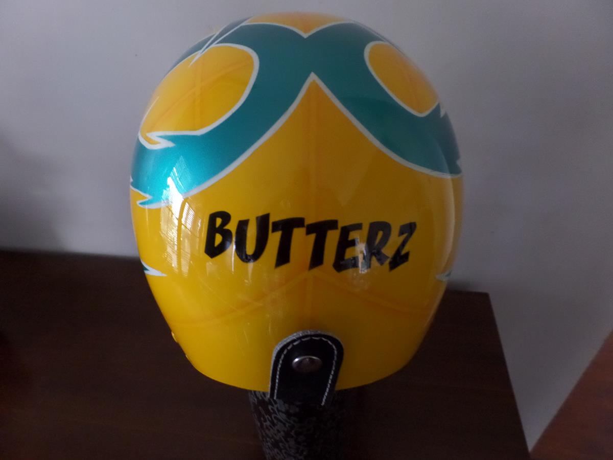 custom airbrushed Harness racing helmet